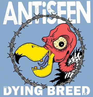 ANTiSEEN "The Dying Breed" 12" EP (TKO) Blue Vinyl